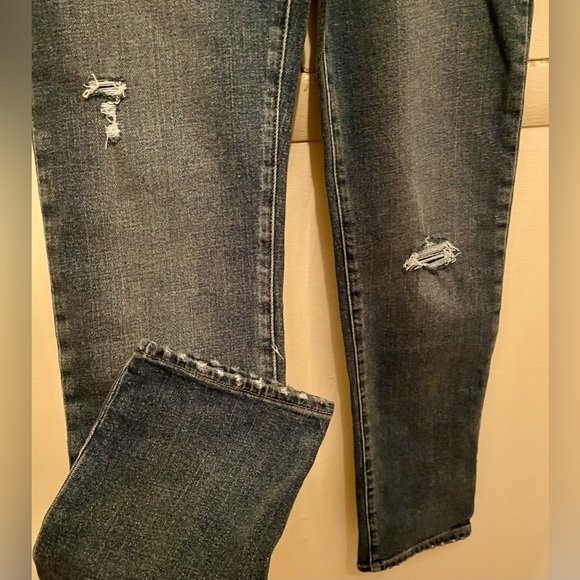 NWT - GAP Kids Slim Denim Jeans - Dark Blue - Distressed Style, Boys Jeans - Picture 4 of 6